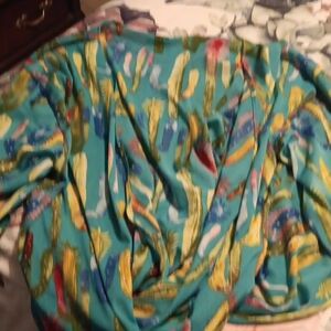 L&B Vibrant Cactus Pattern Sheer Kimona